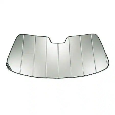 CoverCraft UVS100 Windshield Shade - Silver / Black - Tesla Y 2020-24