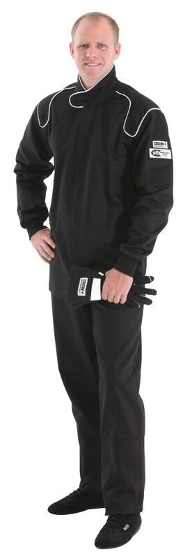 Crow Legacy Single-Layer Racing Suit - Black