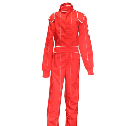 Crow Junior Legacy Racing Suit - Red
