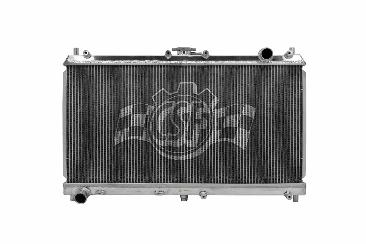 CSF Aluminum Single Pass Radiator - 26 in W x 2.375 in D - Polished - Mazda Miata 1998-2005