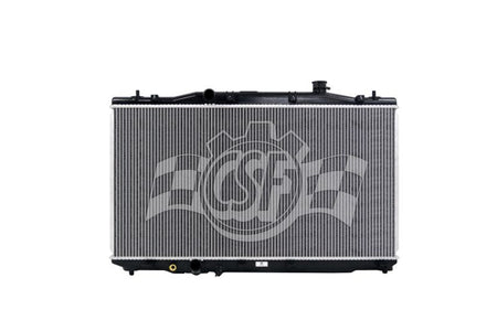 CSF Aluminum Radiator - 29.688 in W x 15.688 in H x 1.25 in D - Diver Side Inlet - Left Side Outlet - Honda Accord 2018-20