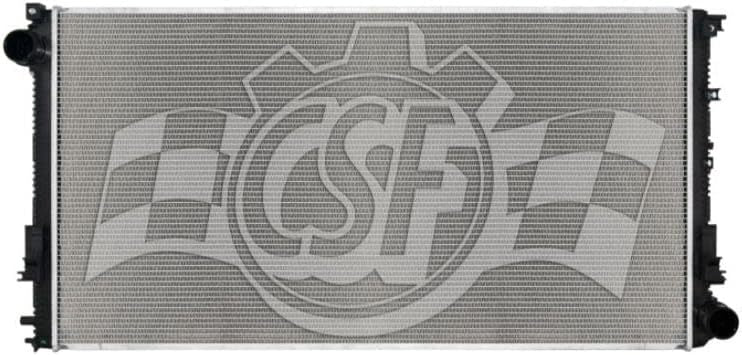 CSF Aluminum Radiator - 39.375 in W x 20.313 in H x 1.625 in D - Left Side Inlet - Right Side Outlet - Dodge Cummins - Ram Fullsize Truck 2019-22
