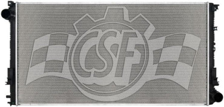 CSF Aluminum Radiator - 39.375 in W x 20.313 in H x 1.625 in D - Left Side Inlet - Right Side Outlet - Dodge Cummins - Ram Fullsize Truck 2019-22