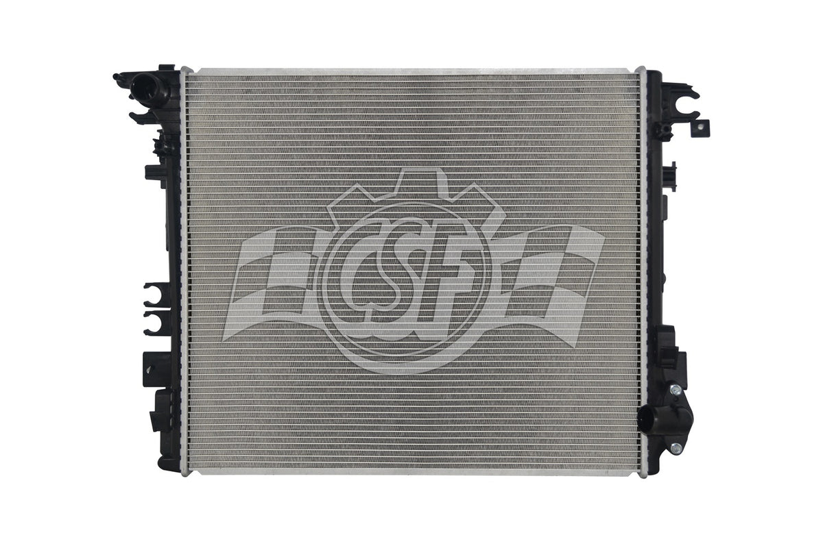CSF Aluminum Radiator - 21.938 in W x 19.313 in H x 1.188 in D - Jeep Wrangler 2018-23 / Gladiator 2011-22
