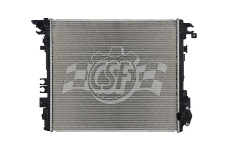 CSF Aluminum Radiator - 21.938 in W x 19.313 in H x 1.188 in D - Jeep Wrangler 2018-23 / Gladiator 2011-22