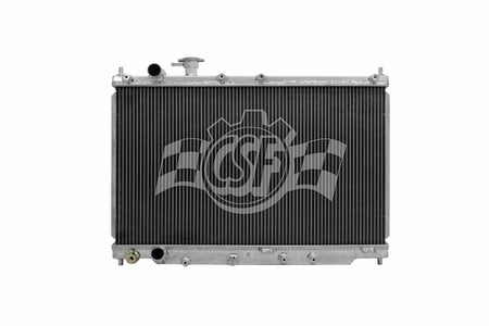CSF Aluminum Single Pass Radiator - 26.438 in W x 2.75 in D - Polished - Honda S2000 2000-10