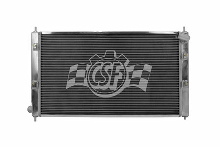 CSF Aluminum Single Pass Radiator - 27.5 in W x 2.063 in D - Polished - Mitsubishi Lancer 2008-15