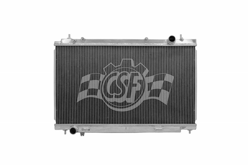 CSF Aluminum Single Pass Radiator - 29.5 in W x 1.625 in D - Polished - Nissan 350Z 2007-08
