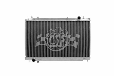 CSF Aluminum Single Pass Radiator - 29.5 in W x 1.625 in D - Polished - Nissan 350Z 2007-08