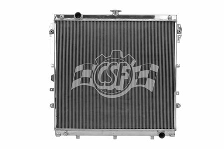 CSF Aluminum Single Pass Radiator - 28.75 in W x 2.063 in D - Polished - Toyota Fullsize Truck 2007-20