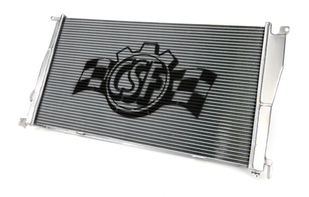 CSF Aluminum Single Pass Radiator - 23.625 in W x 2.063 in D - Polished - BMW 1 Series 2008-11