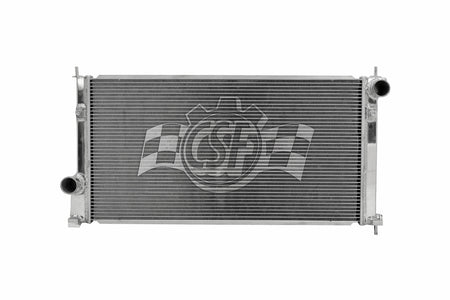 CSF Aluminum Single Pass Radiator - 25.563 in W x 1.438 in D - Polished - Scion FRS / Subaru BRZ 2013-20