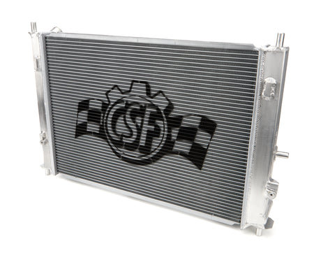 CSF Aluminum Single Pass Radiator - 21.688 in W x 15.313 in H x 1.25 in D - Polished - Mazda Miata 2015-23