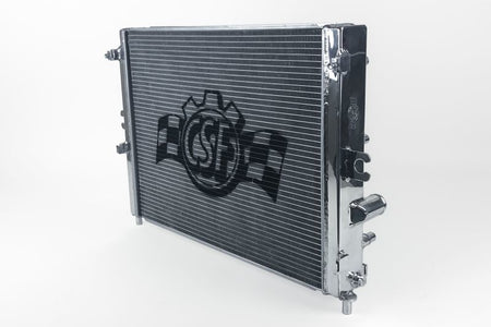 CSF Aluminum Single Pass Radiator - 24.625 in W x 17.125 in H x 3.938 in D - Polished - Chevy Corvette 2014-19