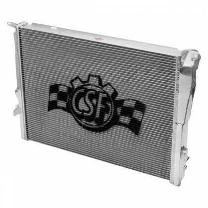 CSF Aluminum Single Pass Radiator - 23.563 in W x 20.313 in H x 1.625 in D - Polished - Cadillac CTS-V 2009-13