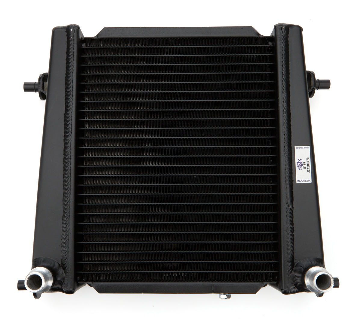 CSF Auxiliary Aluminum Radiator - 9.5 in W x 10 in H x 2.5 in D - Black - Toyota Supra 2019-23