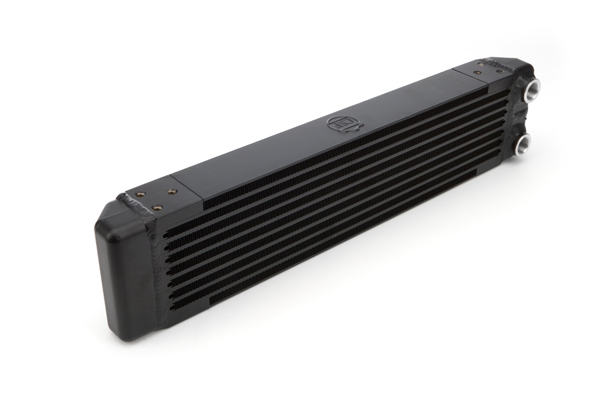 CSF Universal Dual-Pass Oil Cooler - 22 x 4.75 x 2.25 in - 22 mm x 1.50 Female Inlet / Outlet