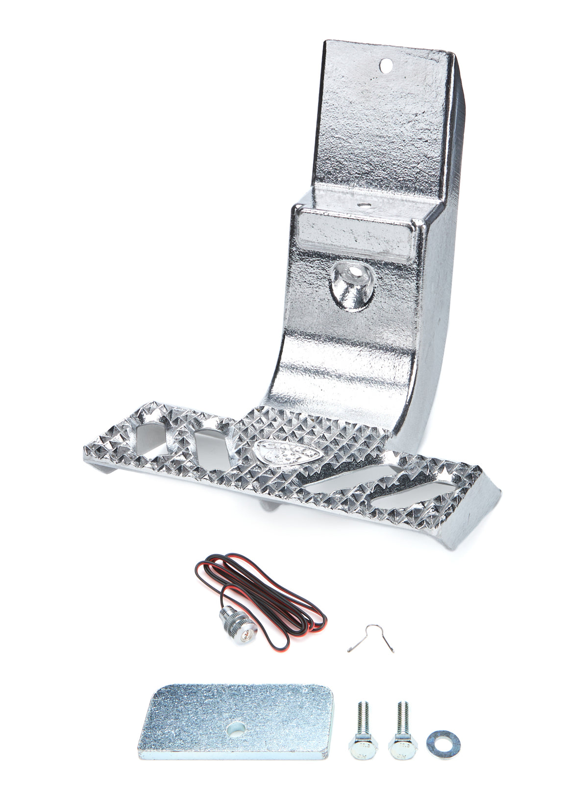 Carr MAX No-Drill Step Board - Frame Mount - Polished - GM Fullsize Truck 2019-23