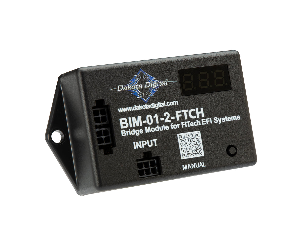 Dakota Digital Gauge Interface - Speedometer / Tachometer / Temperature / Boost / Air/Fuel Ratio / Gear Position - FiTech LS - Black