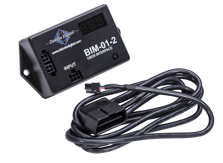 Dakota Digital Gauge Interface - Speedometer / Tachometer / Temperature / Check Engine Indicator - OBDII - Black