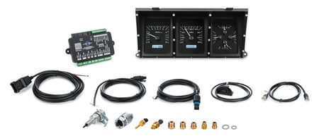 Dakota Digital VHX Series Gauge Kit - Fuel / OP / Speedometer / Tach / Volt / WT - Black Face - Ford Fullsize SUV / Truck 1973-79