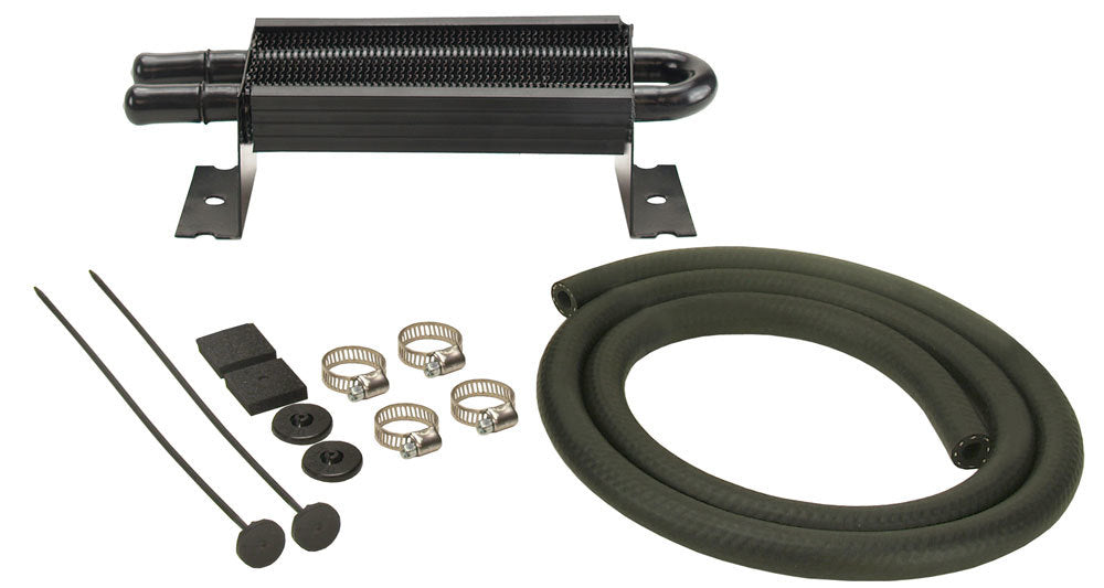 Derale Dual-Pass Power Steering Cooler - 8.188 x 2.625 x 1.75 in
