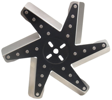 Derale 6 Blade 13 in Flex Fan - Reverse Rotation - Universal Bolt Pattern