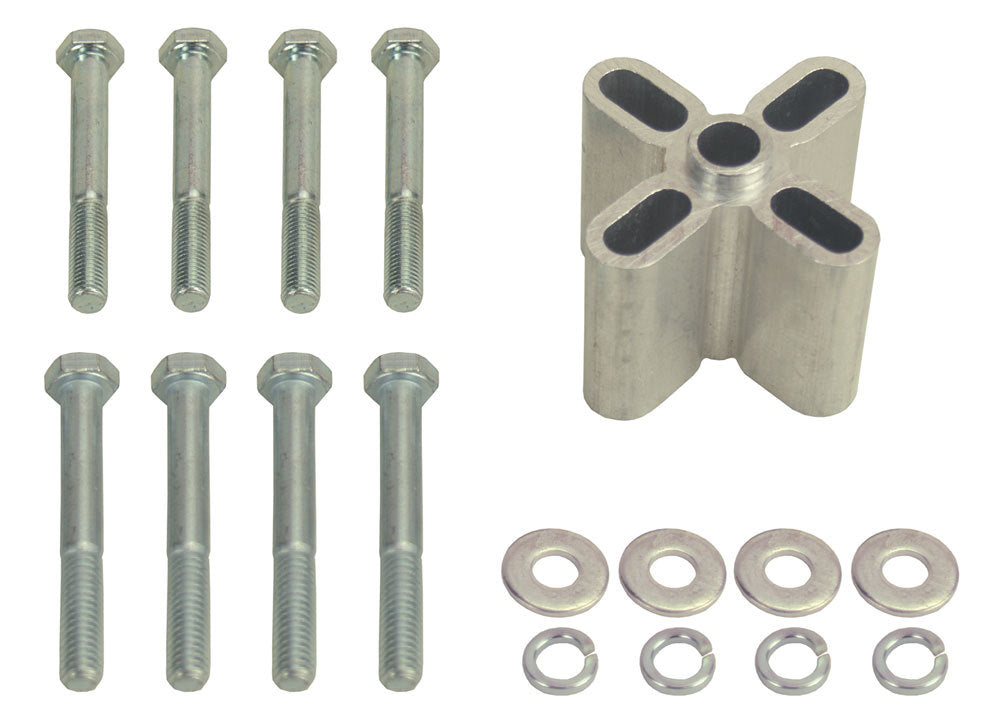 Derale Aluminum Fan Spacer - 1.75 in Thick - Chevy V8 / Ford V8