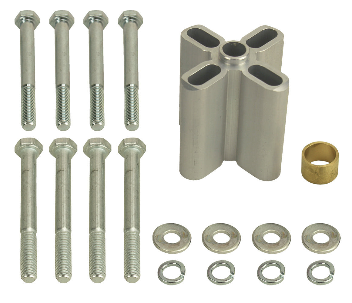 Derale Fan Spacer - Bushing/Hardware - Aluminum - Clear - Universal