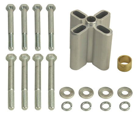 Derale Fan Spacer - Bushing/Hardware - Aluminum - Clear - Universal