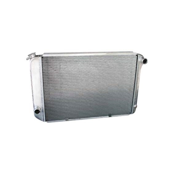 DeWitts Direct Fit Single Pass Aluminum Radiator - 26 in W x 18.5 in H x 3.25 in D - Auto Trans - Natural - GM F-Body 1967-69