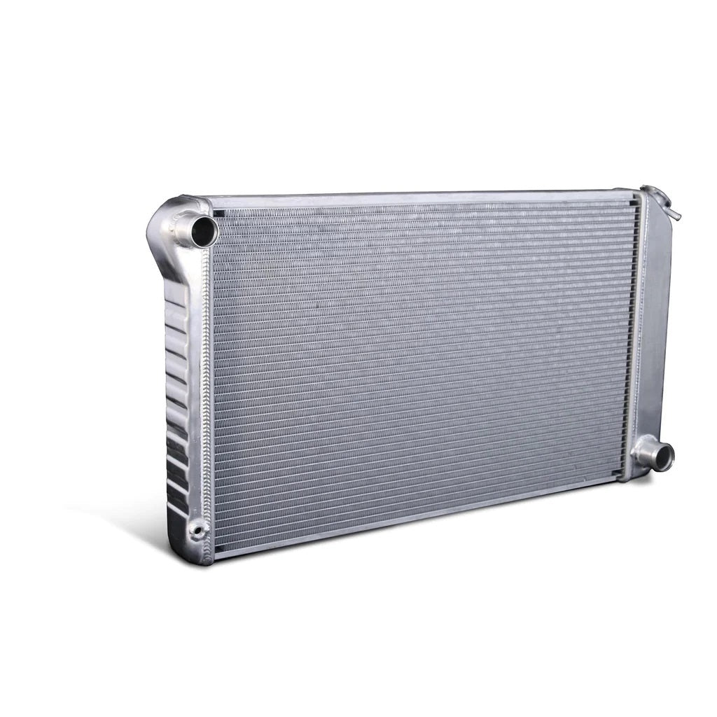 DeWitts Direct Fit Single Pass Aluminum Radiator - 31 in W x 18.5 in H x 3.25 in D - Auto Trans - Natural - GM F-Body 1970-81
