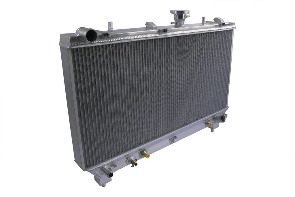 DeWitts Direct Fit Single Pass Aluminum Radiator - 31 in W x 19 in H x 3.25 in D - Auto Trans - Natural - Chevy Camaro 2002-15