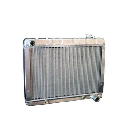 DeWitts Direct Fit Single Pass Aluminum Radiator - 25.5 in W x 20 in H x 3.25 in D - Auto Trans - Natural - GM X-Body 1962-67