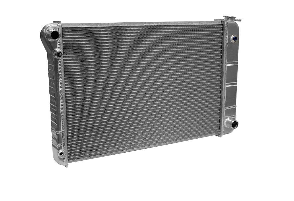 DeWitts Direct Fit Single Pass Aluminum Radiator - 32 in W x 21.5 in H x 3.25 in D - Auto Trans - Natural - GM Fullsize Truck 1973-86