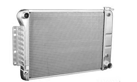 DeWitts Direct Fit Single Pass Aluminum Radiator - 27.5 in W x 18.5 in H x 3.25 in D - Auto Trans - Natural - GM F-Body 1967-69