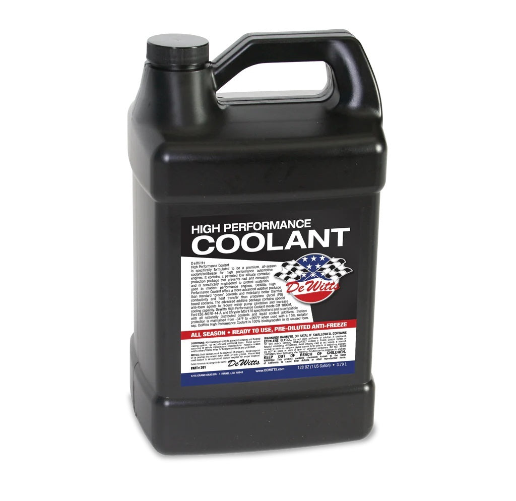 DeWitts High Performance Pre-Mixed Antifreeze / Coolant - 1 Gallon Jug