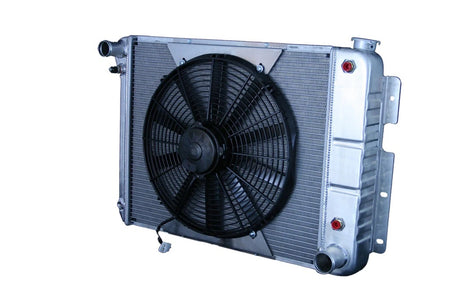 DeWitts Pro-Series Aluminum Radiator & Fan Kit - 26 in W x 18.5 in H x 6.75 in D - Auto Trans - GM F-Body 1967-69