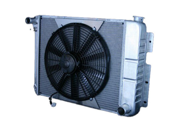 DeWitts Pro-Series Aluminum Radiator & Fan Kit - 26 in W x 18.5 in H x 6.75 in D - Manual Trans - GM F-Body 1967-69