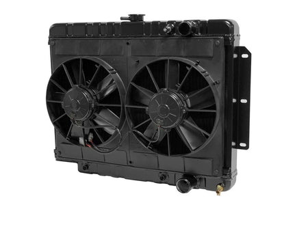 DeWitts Pro-Series Aluminum Radiator & Fan Kit - 28 in W x 20.5 in H x 3 in D - Auto Trans - GM B-Body 1959-64 32-4239014A