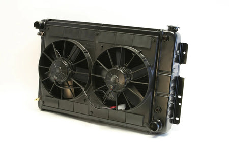 DeWitts Pro-Series Aluminum Radiator & Fan Kit - 27.5 in W x 18.5 in H x 6.75 in D - Manual Trans - GM F-Body 1967-69 32-4239022M