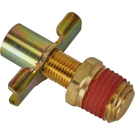 DeWitts Petcock - 1/4 in NPT Thread - Brass