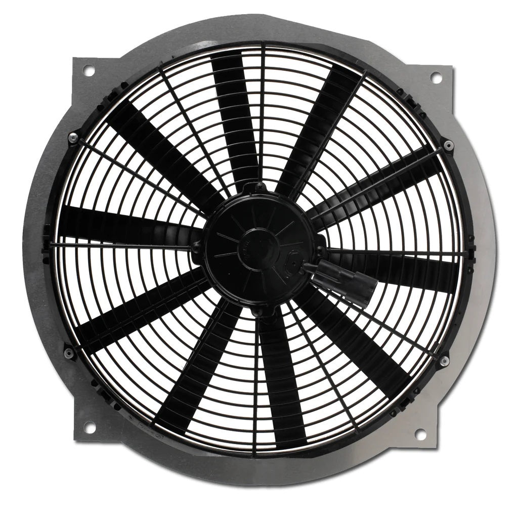 DeWitts Direct Fit 16 in Electric Fan - Puller - 2360 CFM - Chevy Corvette 1984-89