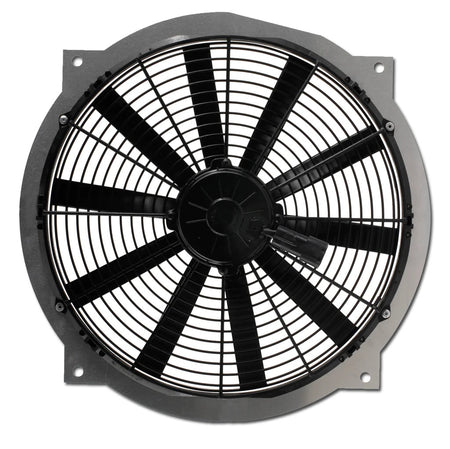 DeWitts Direct Fit 16 in Electric Fan - Puller - 2360 CFM - Chevy Corvette 1984-89