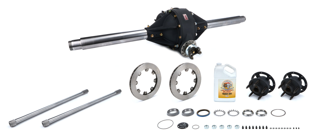 DMI Pro Series Quick Change Rear Axle Assembly - 10 in Ring Gear - 4.12 Ratio Standard - Hubs / Rotors - 60 in Wide - Magnesium Center