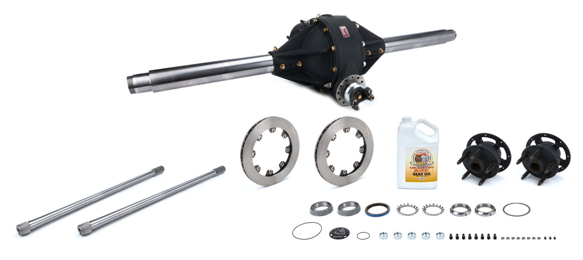 DMI Pro Series Quick Change Rear Axle Assembly - 10 in Ring Gear - 4.12 Ratio Standard - Hubs / Rotors - 60 in Wide - Magnesium Center