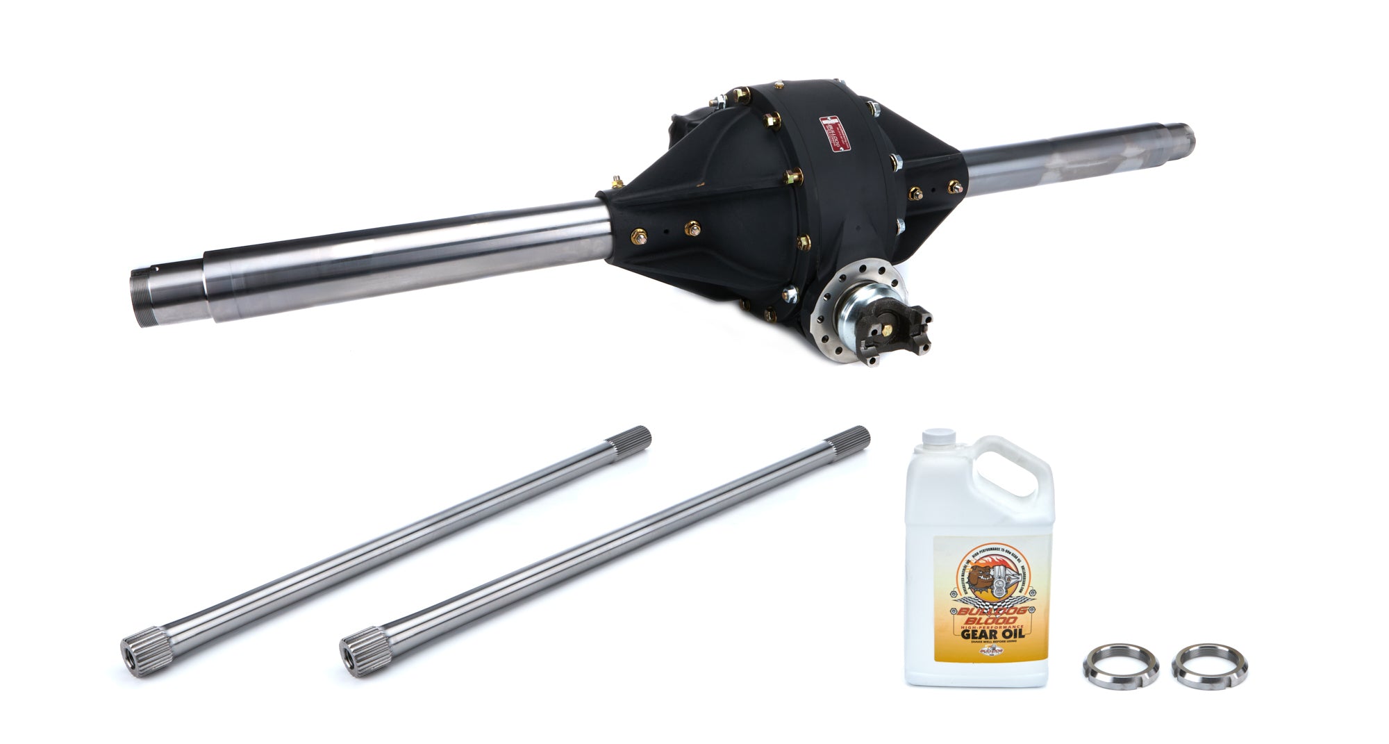 DMI Professional Quick Change Rear Axle Assembly - 10 in Ring Gear - 4.12 Ratio Standard - 60 in Wide - 2 in Offset
