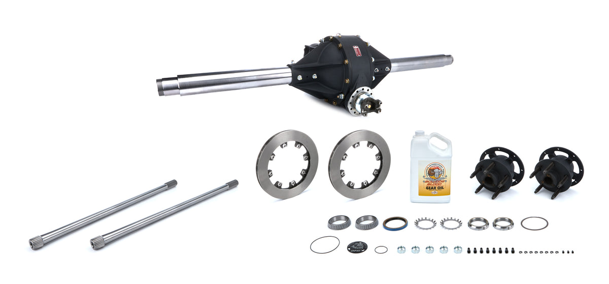 DMI Saturday Night Special Quick Change Rear Axle Assembly - 10 in Ring Gear - 4.86 Ratio Standard - 60 in Wide - Magnesium Center