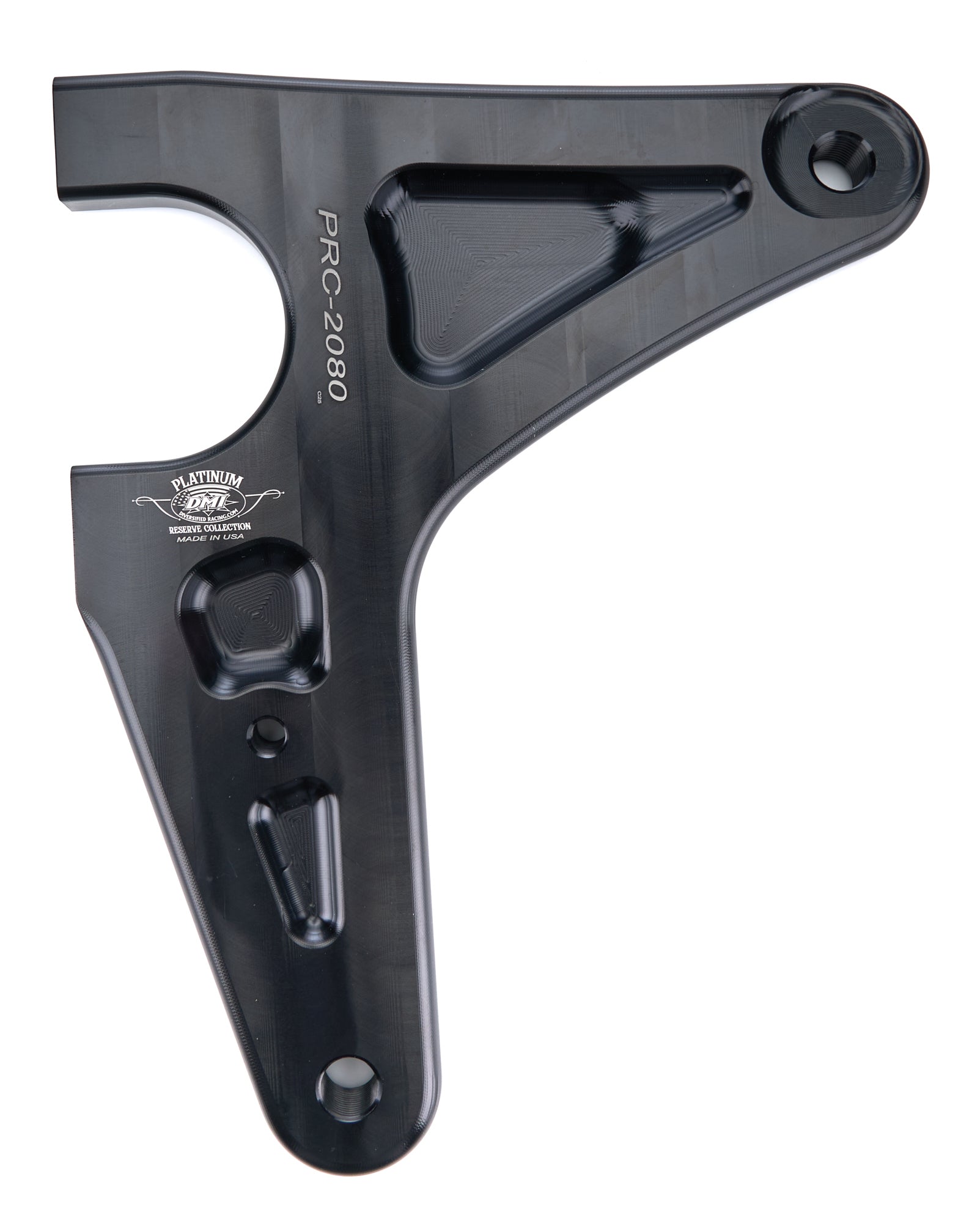 DMI Platinum Reserve Collection Combo Steering Arm - Left Side - Black - Sprint Car