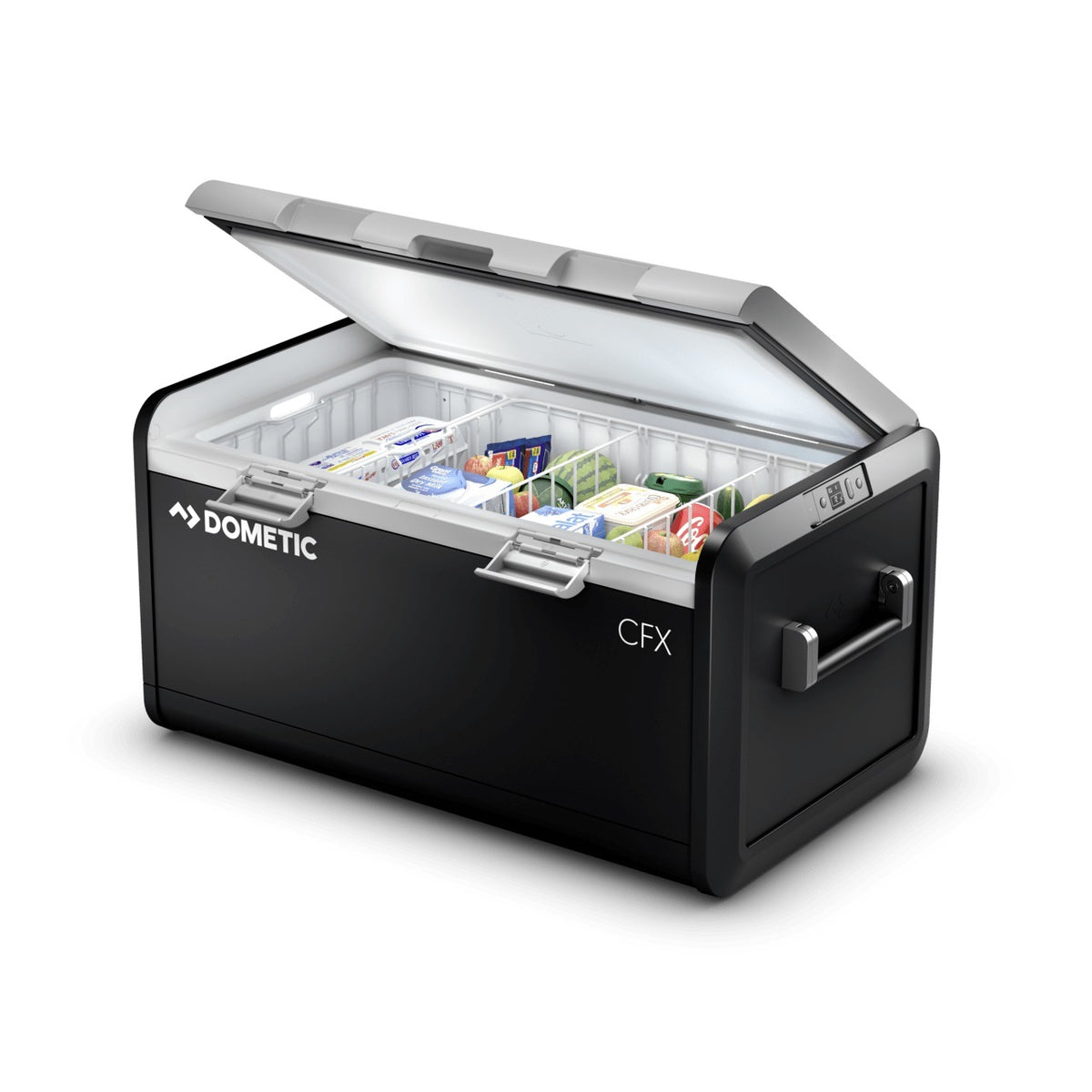Dometic Portable Refrigerator - 99 Liter - 12V / 24V / 120V - Black / Silver